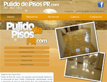 Tablet Screenshot of cristalizaciondepisospr.com